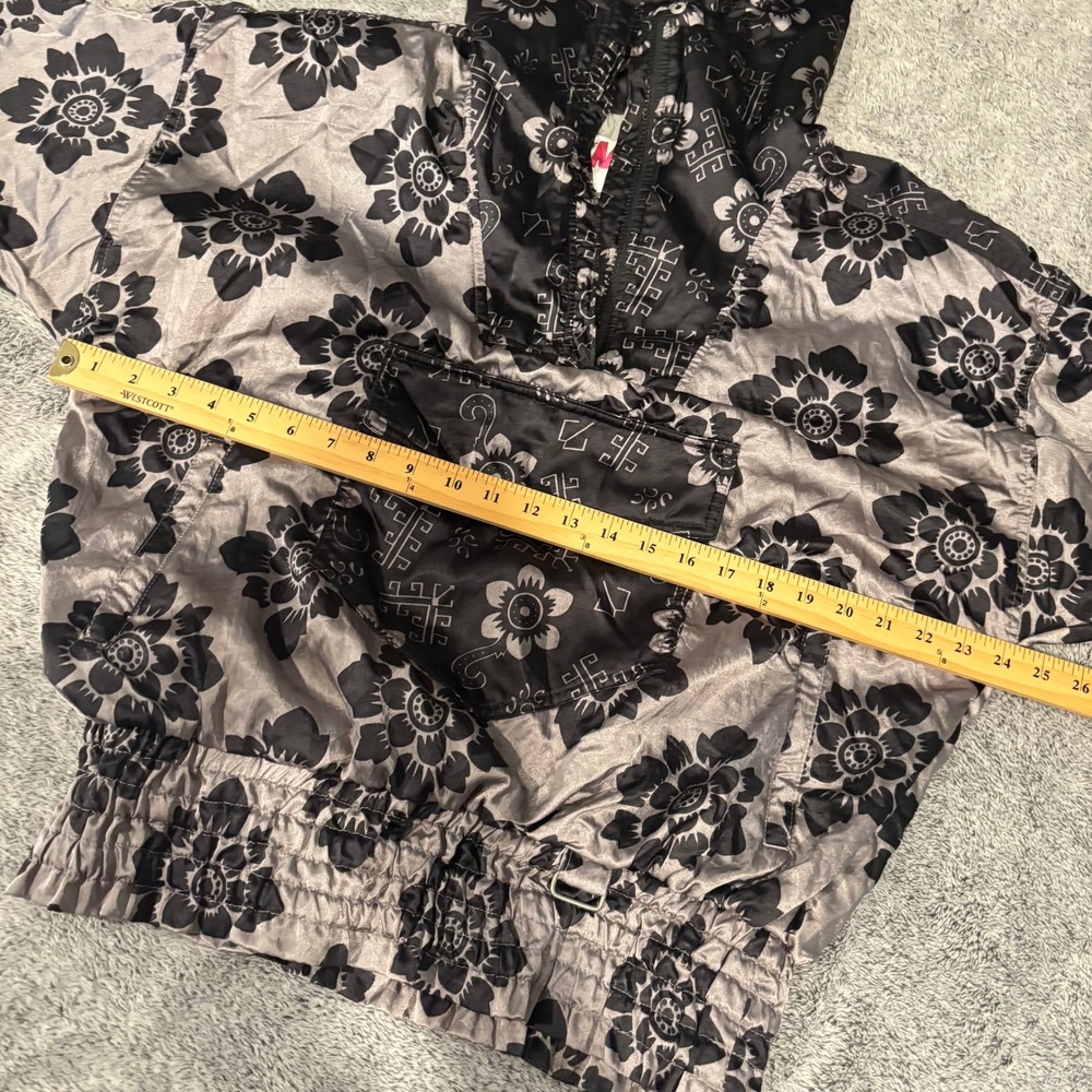 Vtg Nils Ski Jacket‎ Oversized 12 Floral Anorak Pullover Hooded Gorpcore 20478 - Picture 13 of 15